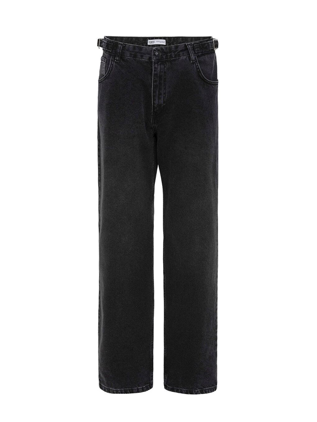 Relaxed Fit Jean Siyah-1