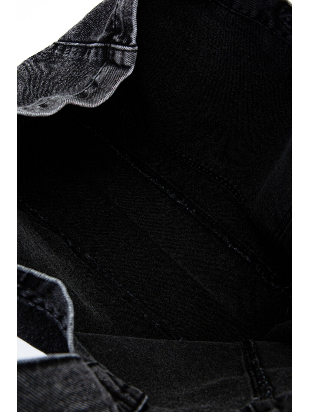 Cepli Salaş Jean Kadın Kol Çanta Gein Antrasit-3