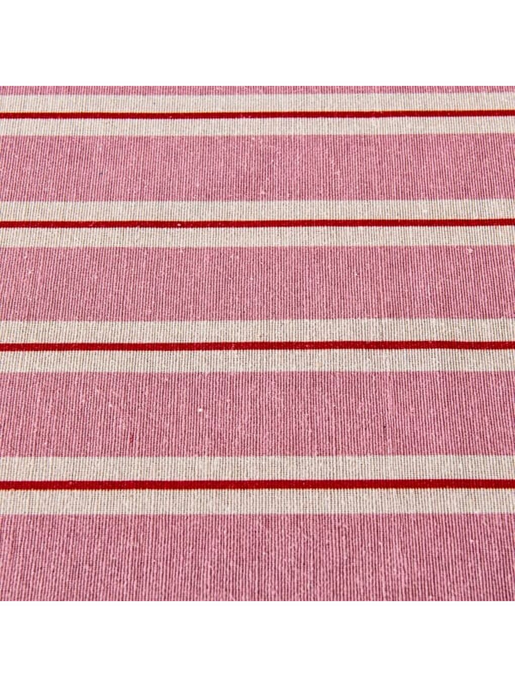 Soft Linie Masa Örtüsü - Pembe - 140x200 cm-1
