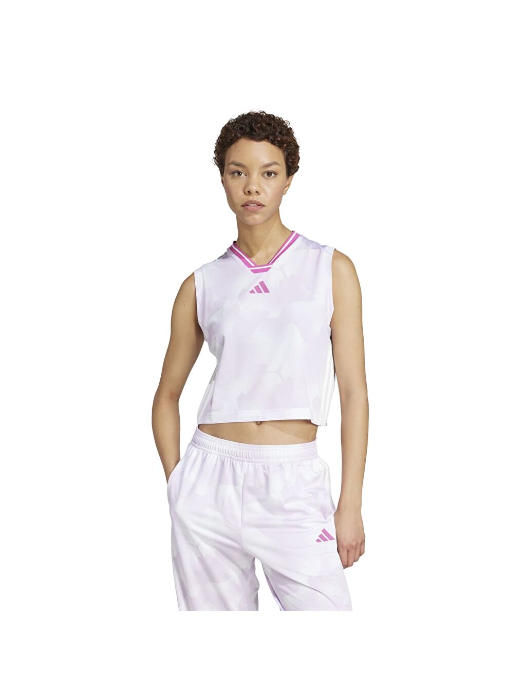 Tiro Q2 Kadın Beyaz V Yaka Atlet