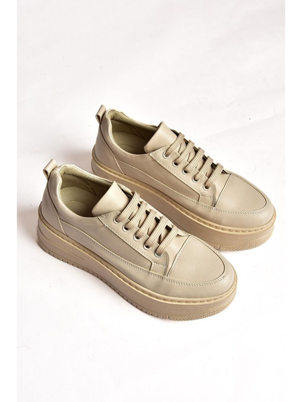 P2741175 Bej Kadın Sneakers-7