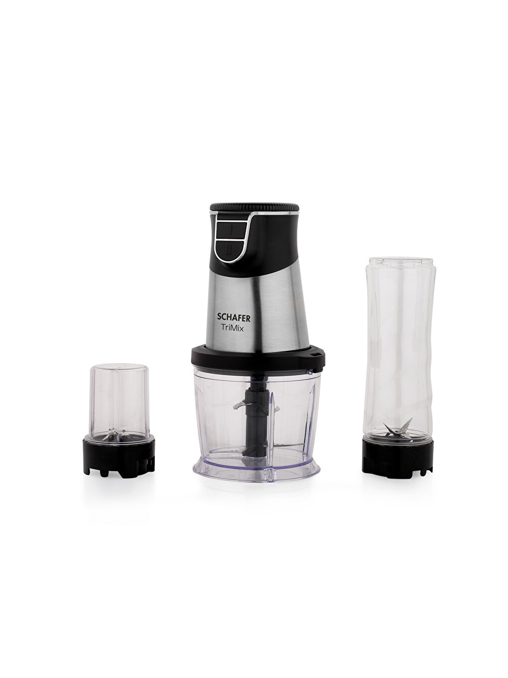 TriMix 3 ü 1 Arada Blender Set-Inox