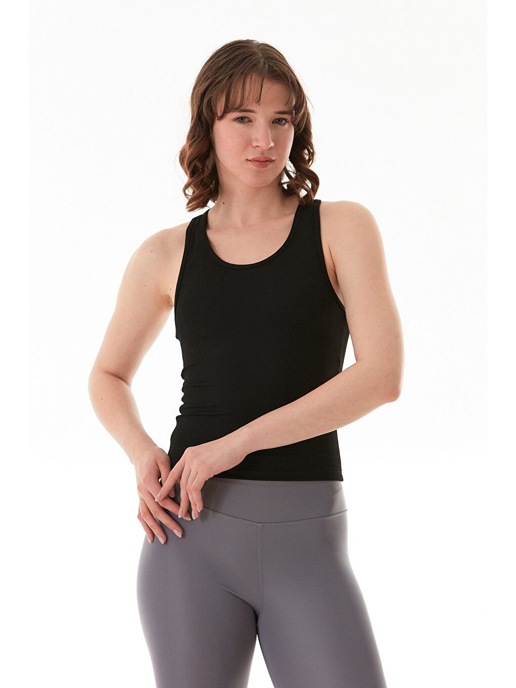 Siyah Fitilli Halter Yaka Body