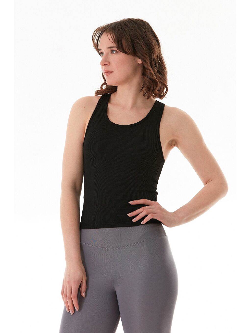 Siyah Fitilli Halter Yaka Body-2