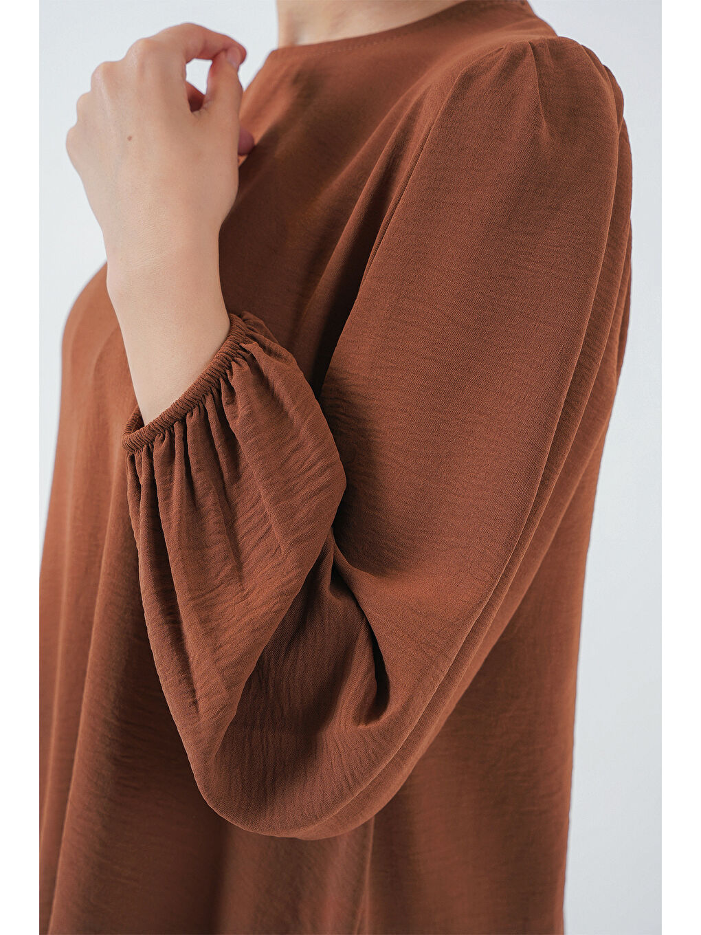 Bej Ayrobin Tunik Pantolon Alt Üst Takım 6712 - Sütlü Kahve-4