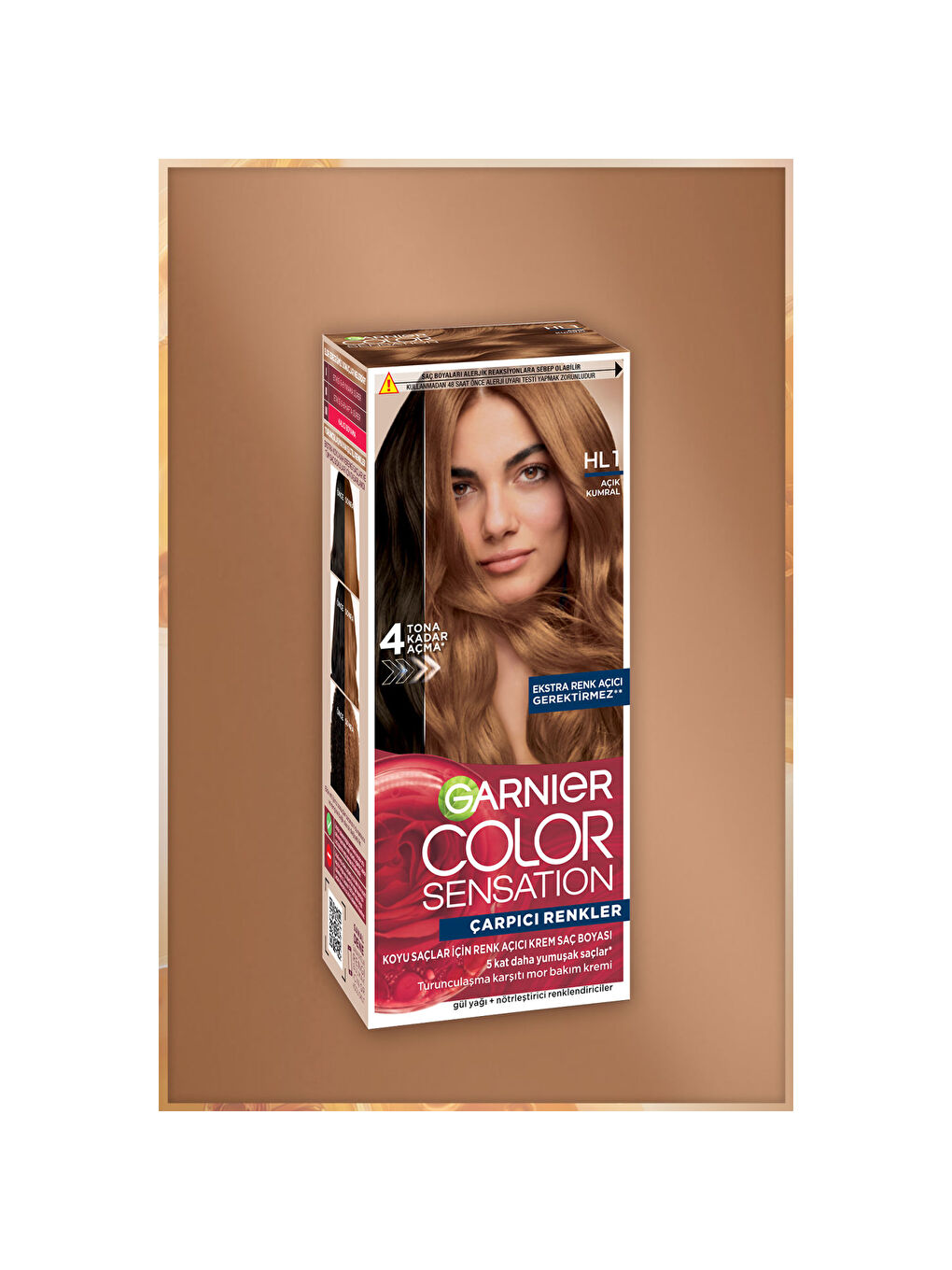 Çarpıcı Renkler HL1 Koyu Saçlar için Açık Kumral Açıcı Krem Saç Boyası-2