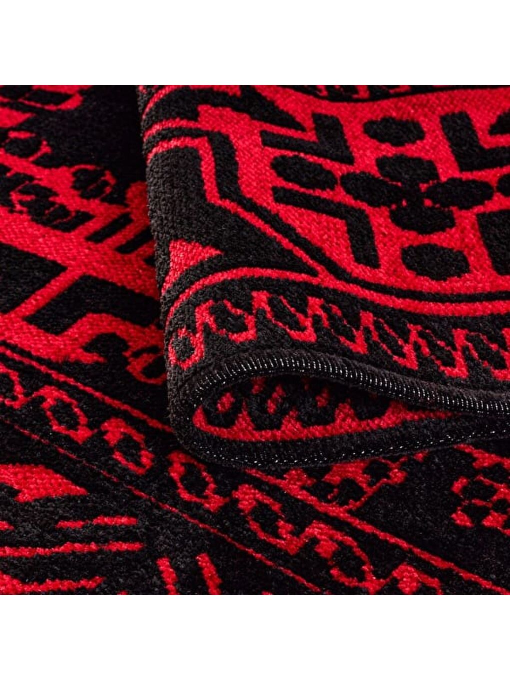 Soft Arzen Afgan Desenli Halı - Kırmızı - 160x230 cm-1