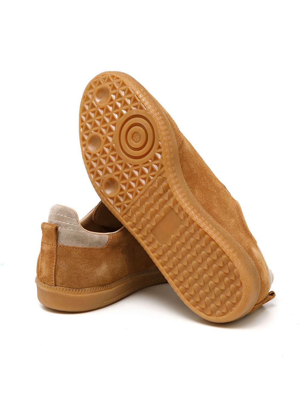 Kahverengi Kadın Sneaker ( Günlük) RC-25Y-088-M-VADE Velur Conyak-Bej Süet-4