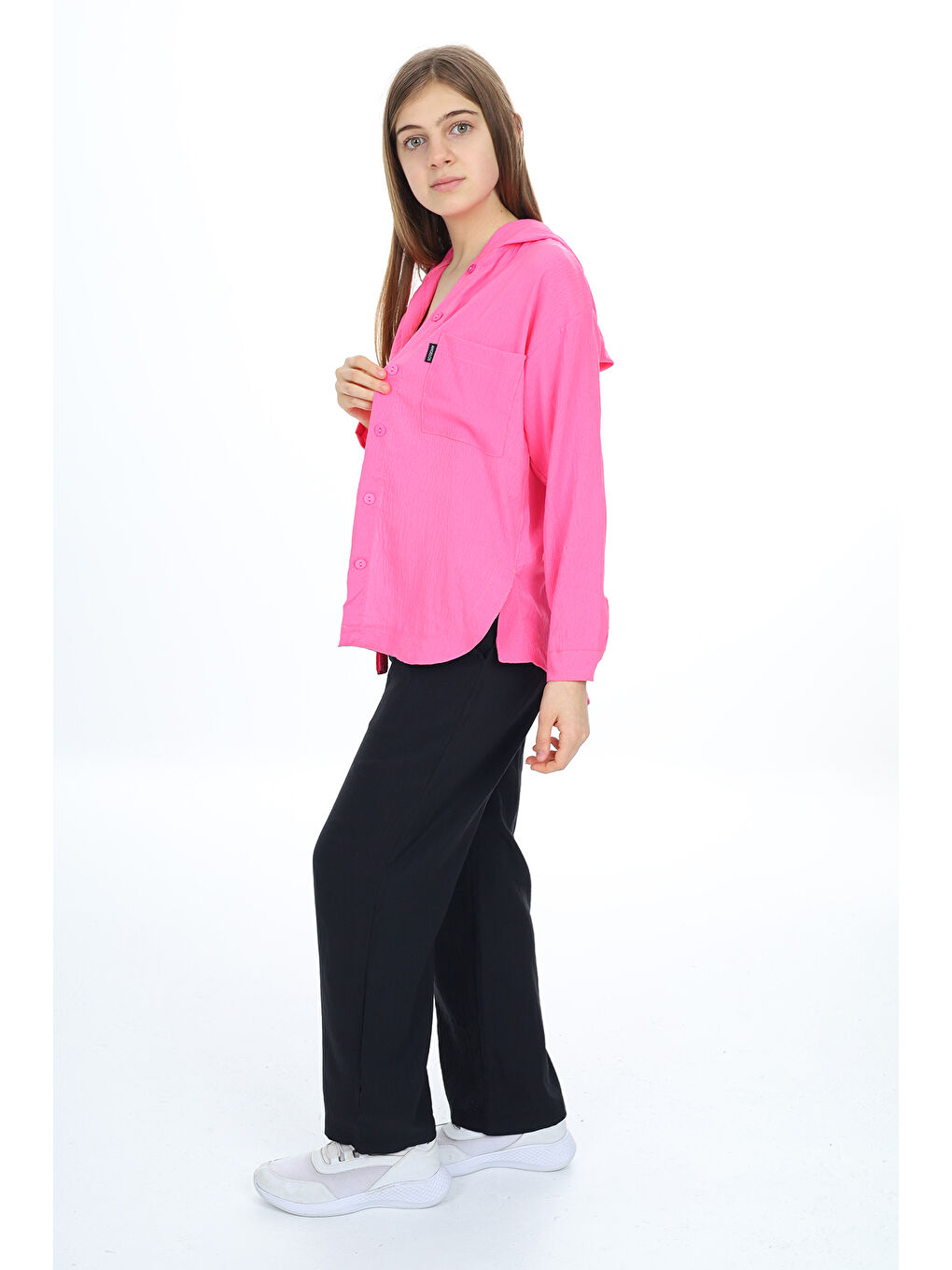 Pembe Kız Çocuk Flamlı Pamuk Alt Üst Takım P309-3