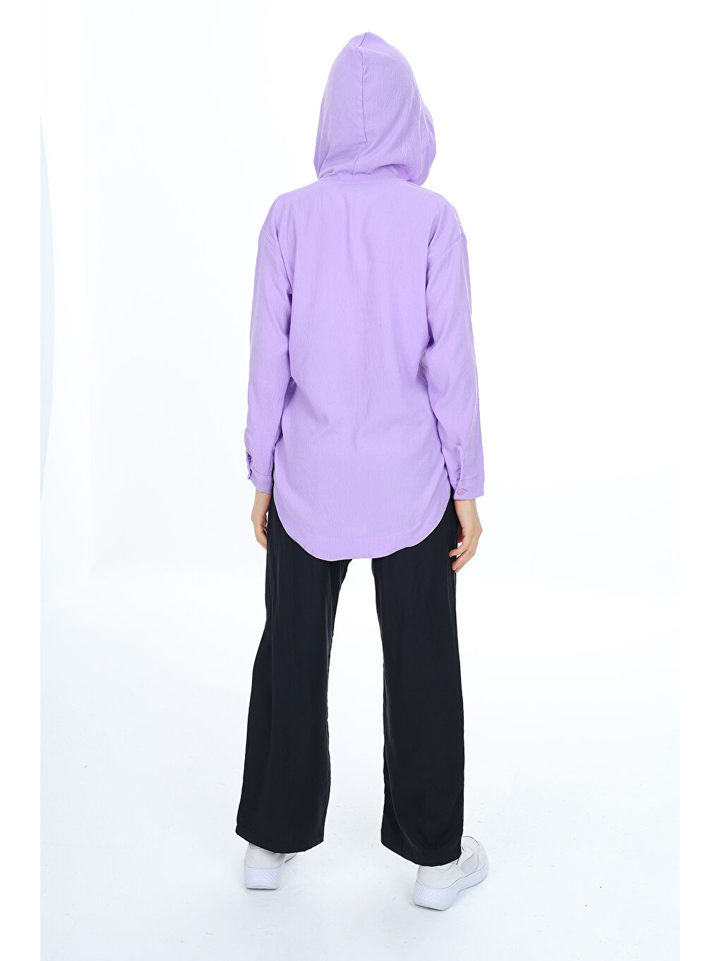 Lila Kız Çocuk Flamlı Pamuk Alt Üst Takım P309-3