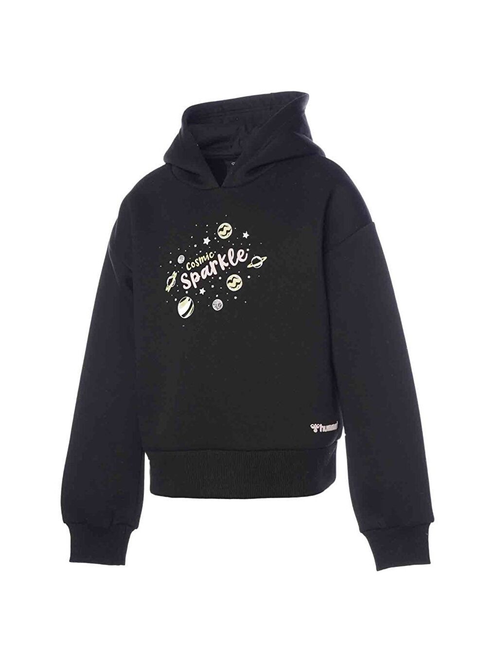 Sigred Çocuk Siyah Kapüşonlu Sweatshirt