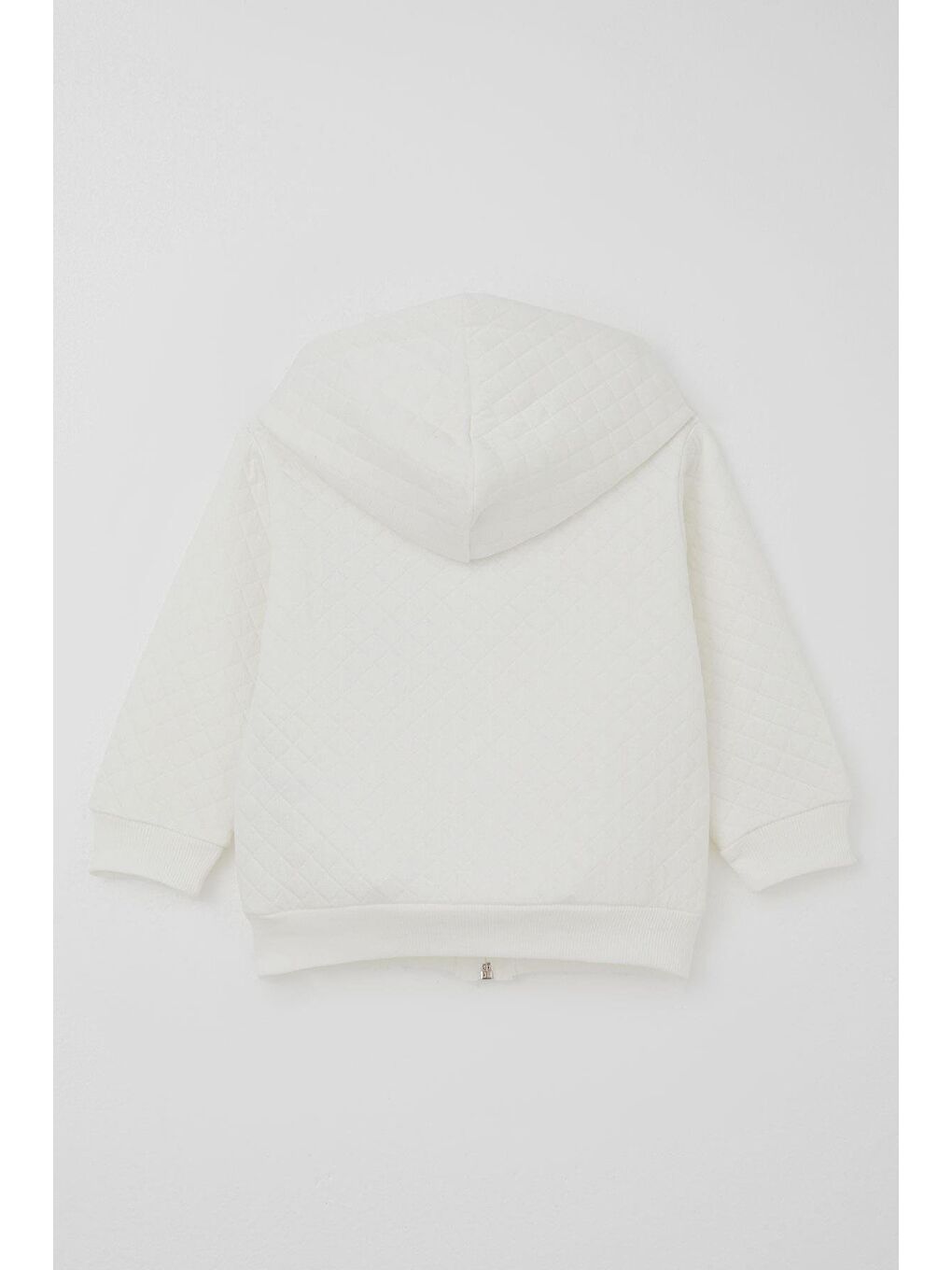 Erkek Bebek Eşofman Takımı Sevimli Zürafa Baskılı Kapitone Desenli Ekru (6 Ay-1.5 Yaş)-6