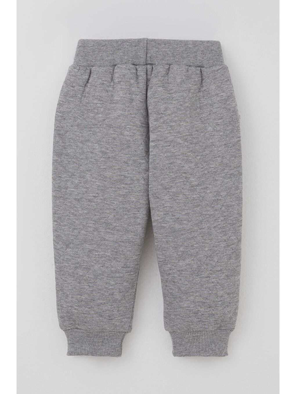 Erkek Bebek Eşofman Takımı Sevimli Zürafa Baskılı Kapitone Desenli Ekru (6 Ay-1.5 Yaş)-7