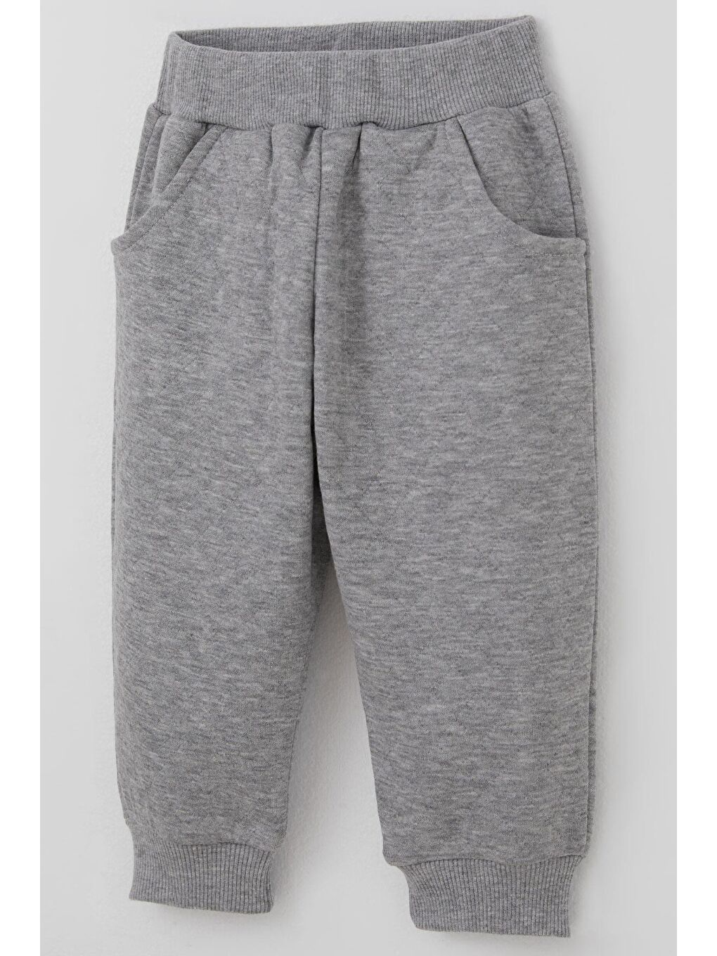 Erkek Bebek Eşofman Takımı Sevimli Zürafa Baskılı Kapitone Desenli Ekru (6 Ay-1.5 Yaş)-9