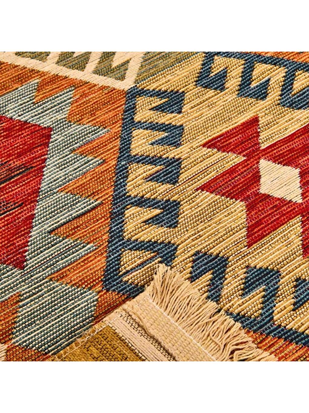 Karışık Soft Kökez Halı - Renkli - 80x150 cm-1