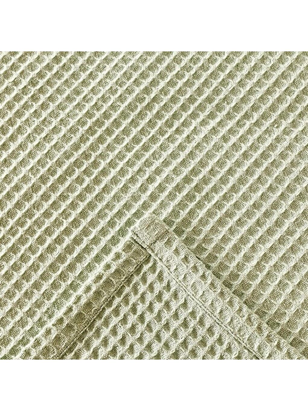 Soft Rete Tek Kişilik Pike - Yeşil - 160x220 cm-1