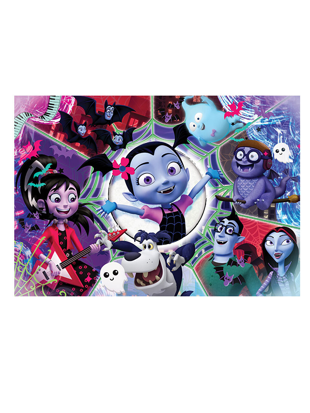 KS GAMES Renksiz Vampirina Puzzle 100 Parça VP714 - 1