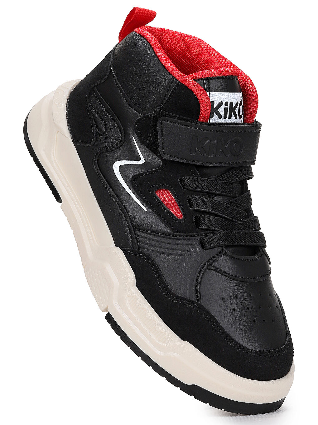 Siyah Hayka-3 Cırtlı Erkek Çocuk Spor Ayakkabı