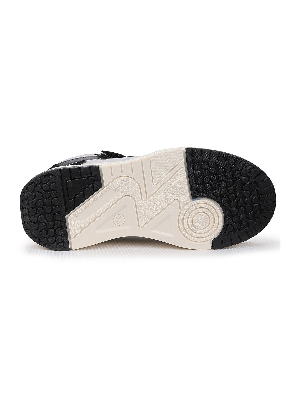 Siyah Hayka-3 Cırtlı Erkek Çocuk Spor Ayakkabı-4