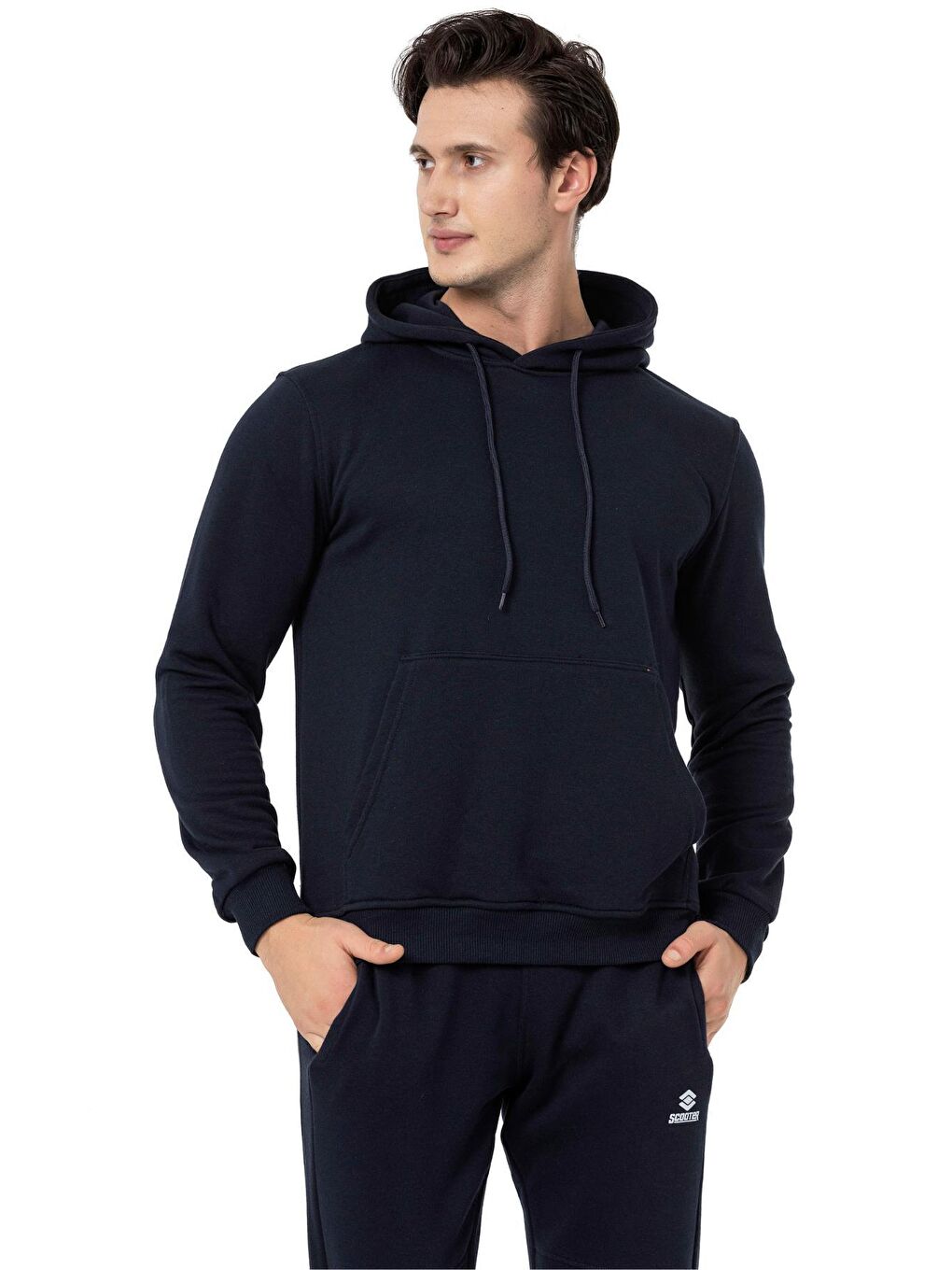 Scooter Lacivert Erkek Kapüşonlu Basic Sweatshirt M1518TL - 5