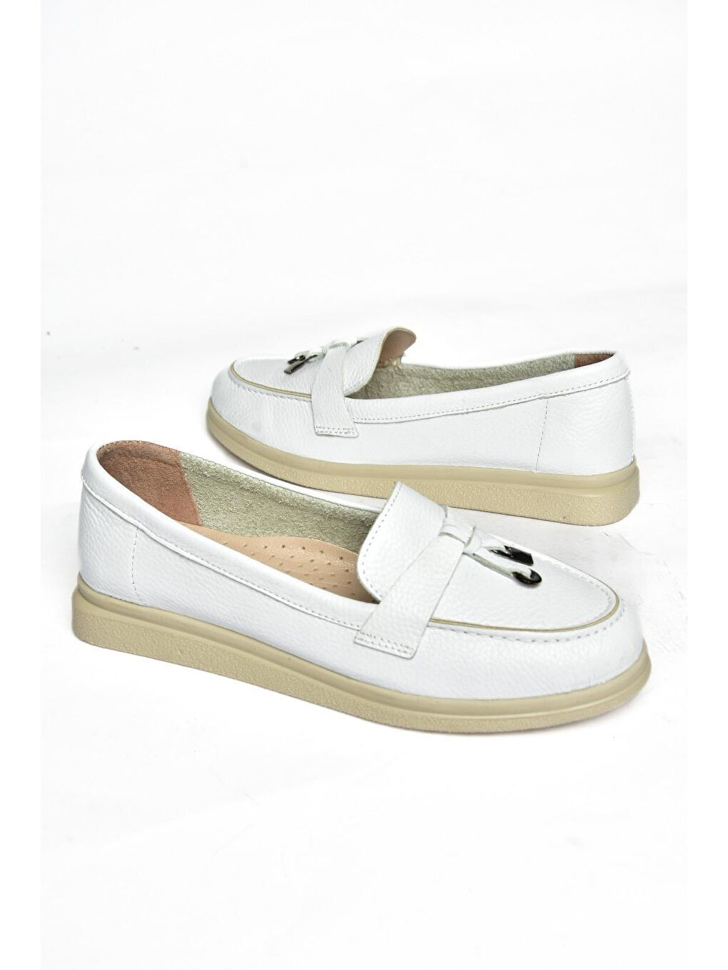 P5550141 Beyaz Kadın Ayakkabı-4