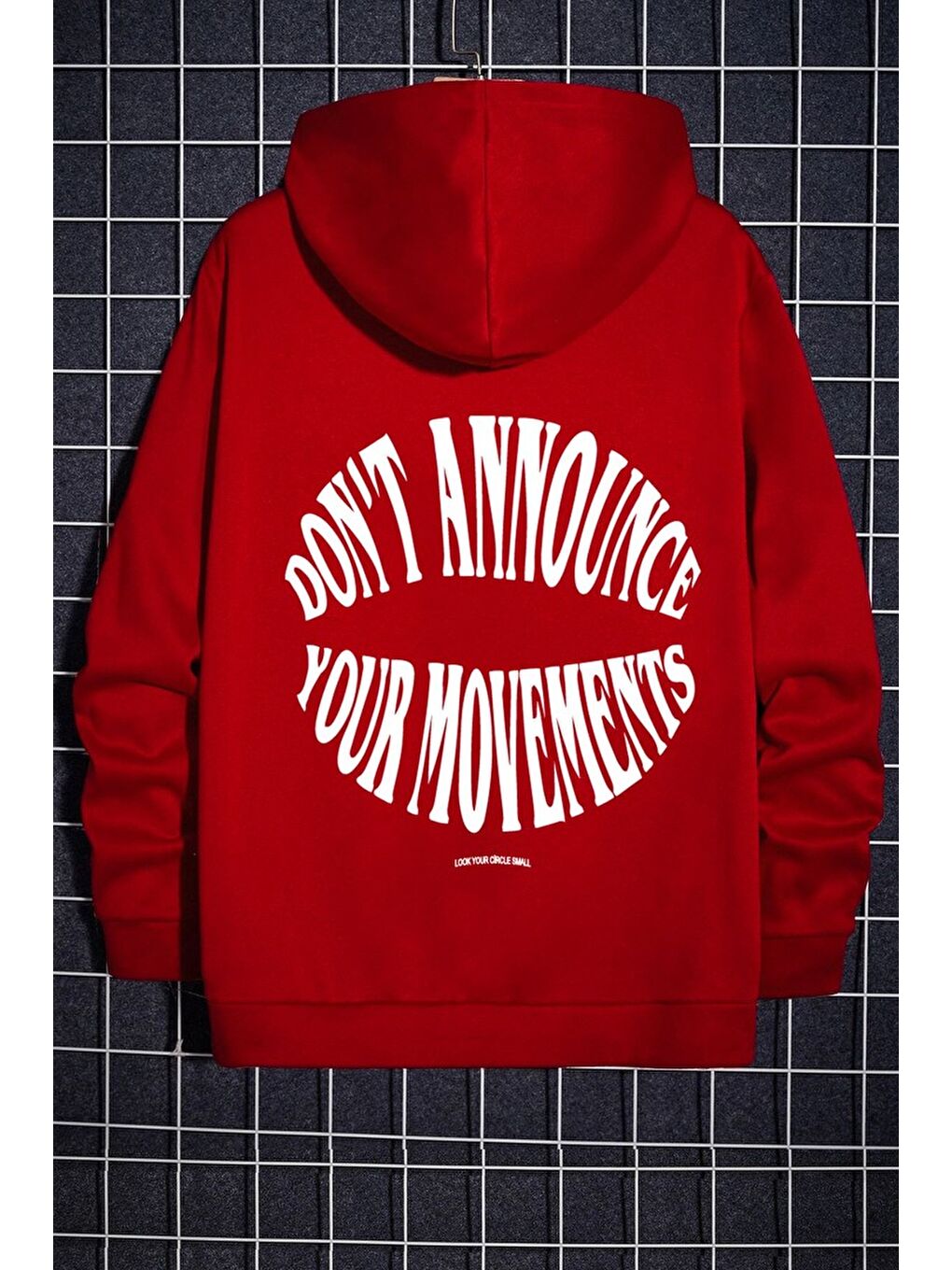 uyguntarz Kırmızı Dont Hoodie Sweatshirt