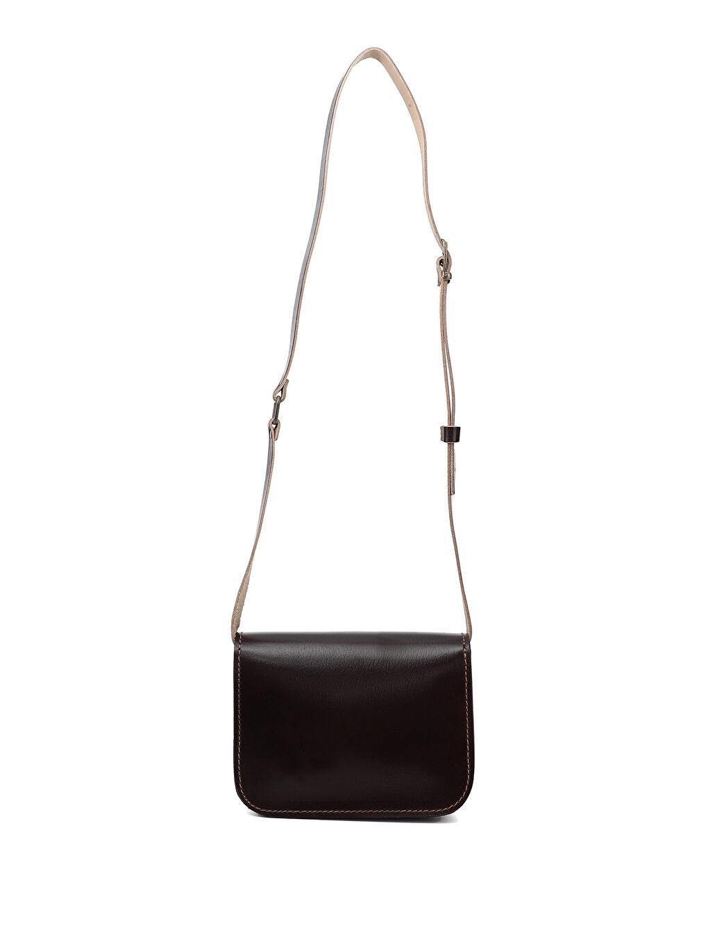 Bordo Kadın BORDO Vaketa Hakiki Deri Omuz ve Postacı Çantası-3