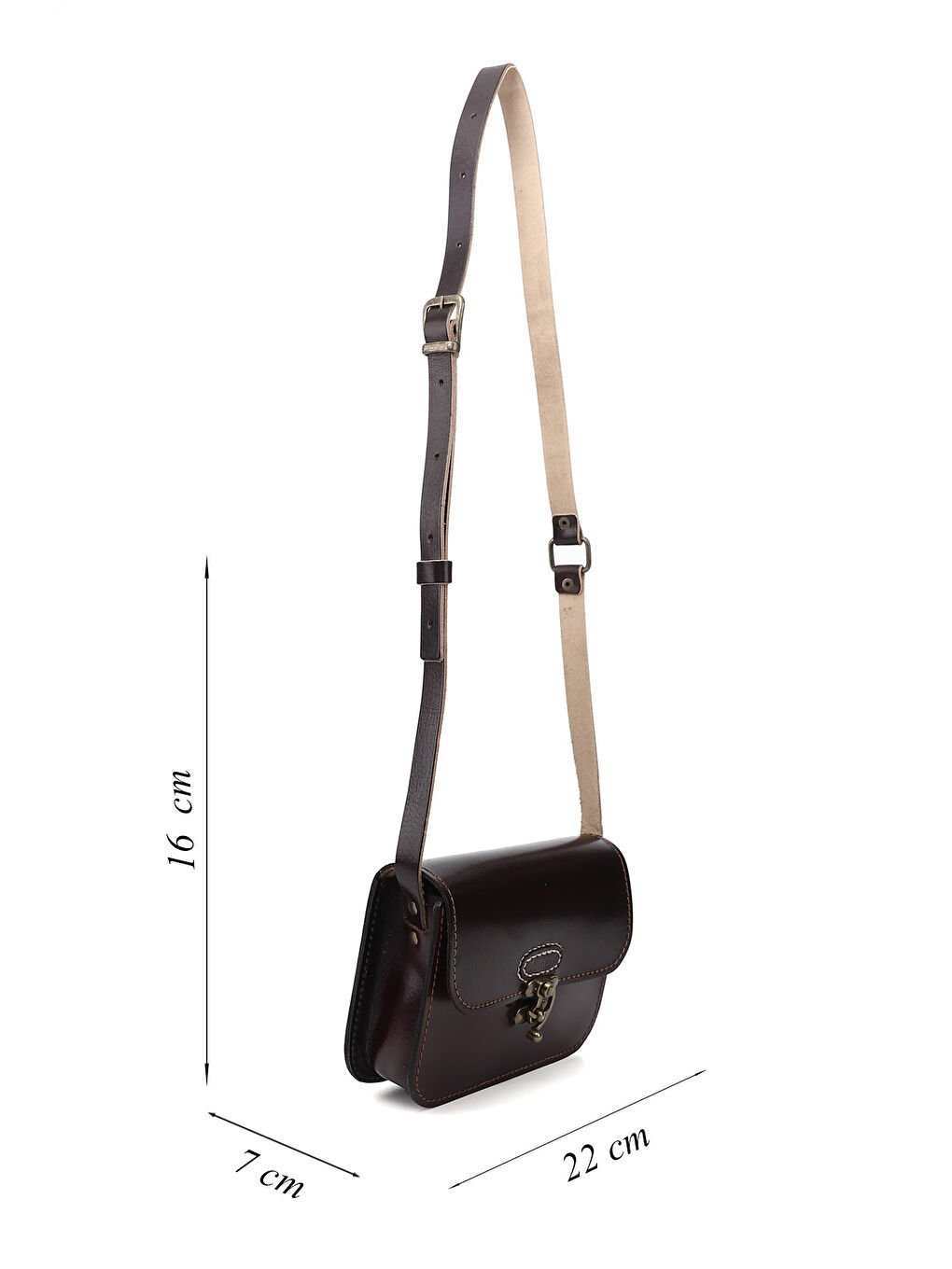 Bordo Kadın BORDO Vaketa Hakiki Deri Omuz ve Postacı Çantası-1