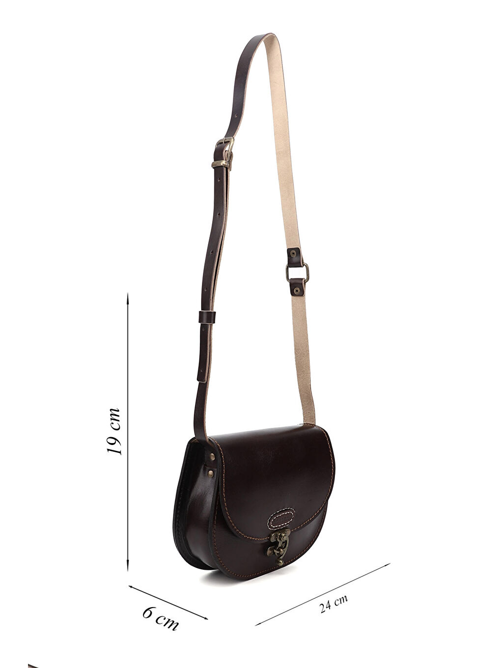 Bordo Kadın BORDO Vaketa Hakiki Deri Omuz ve Postacı Çantası-1