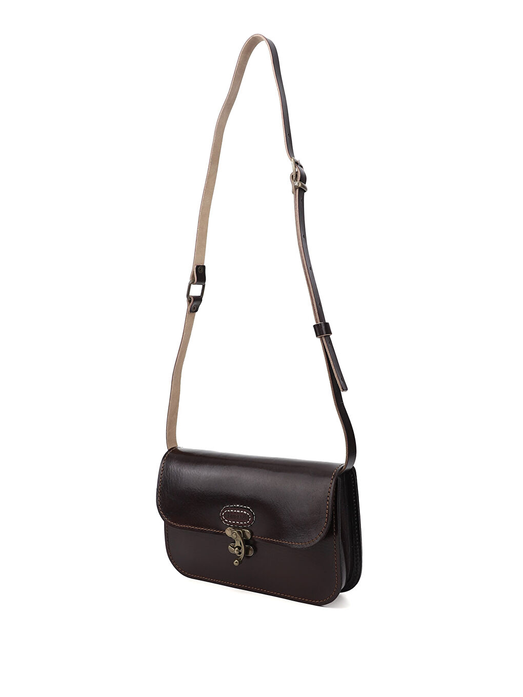 Bordo Kadın BORDO Vaketa Hakiki Deri Omuz ve Postacı Çantası-2