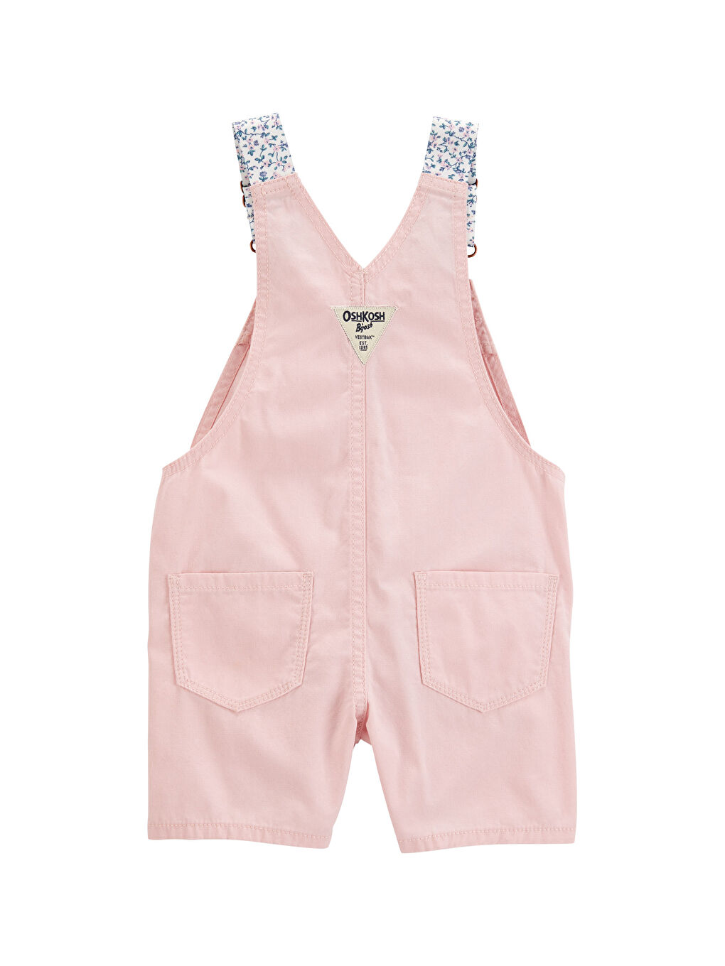 Pembe Kız Bebek Salopet Şort-1