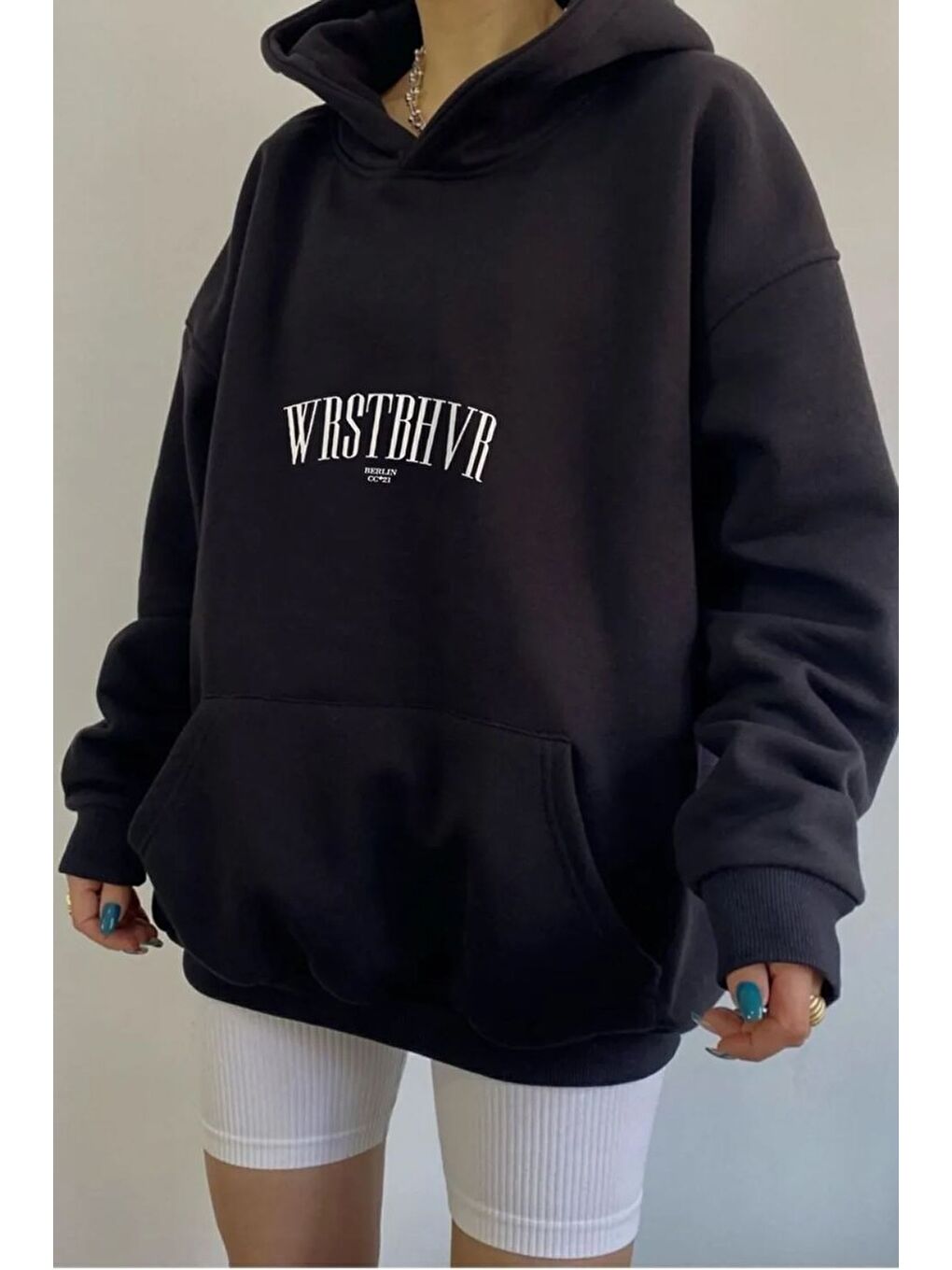 uyguntarz Siyah Dont Hoodie Sweatshirt - 1