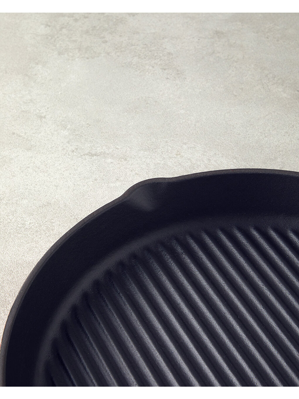 Demir Döküm Yuvarlak Izgara Tava 28x4 cm Kırmızı-1