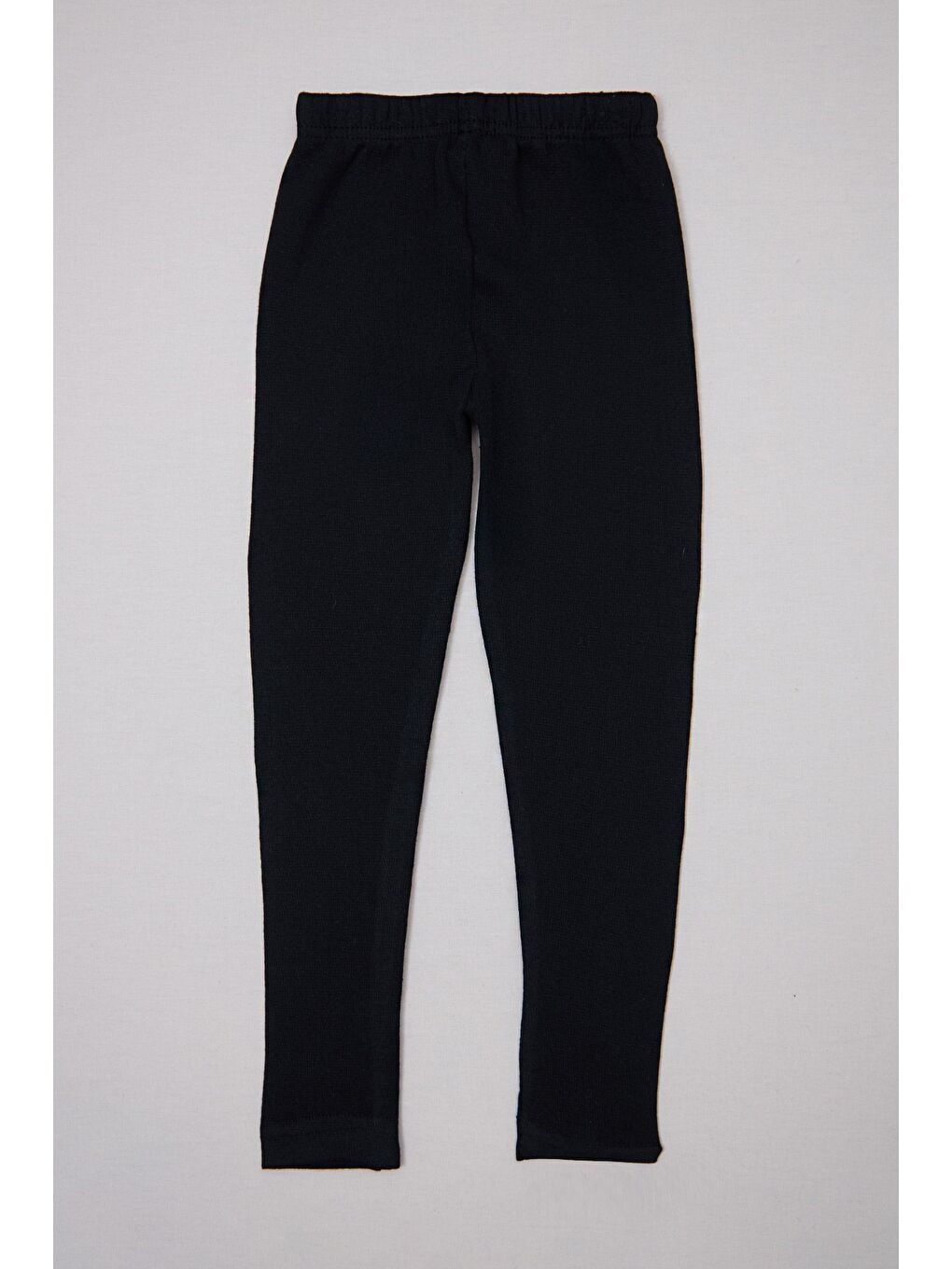 Siyah Beli Lastikli Unisex Çocuk Tayt-1