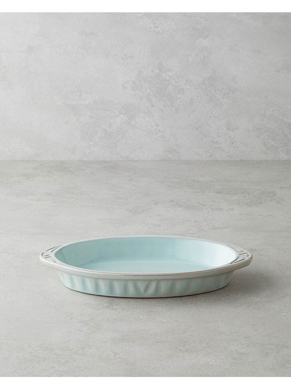 Yeşil Lia Seramik Fırın Kabı 26x14,5x4 cm Mint