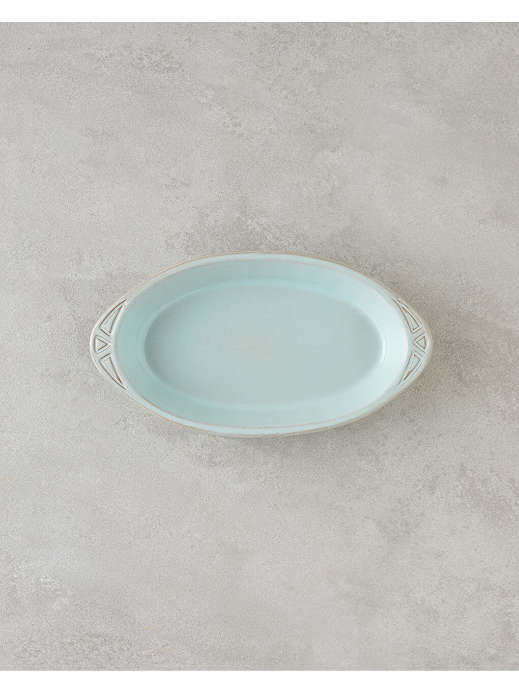 Yeşil Lia Seramik Fırın Kabı 26x14,5x4 cm Mint-1