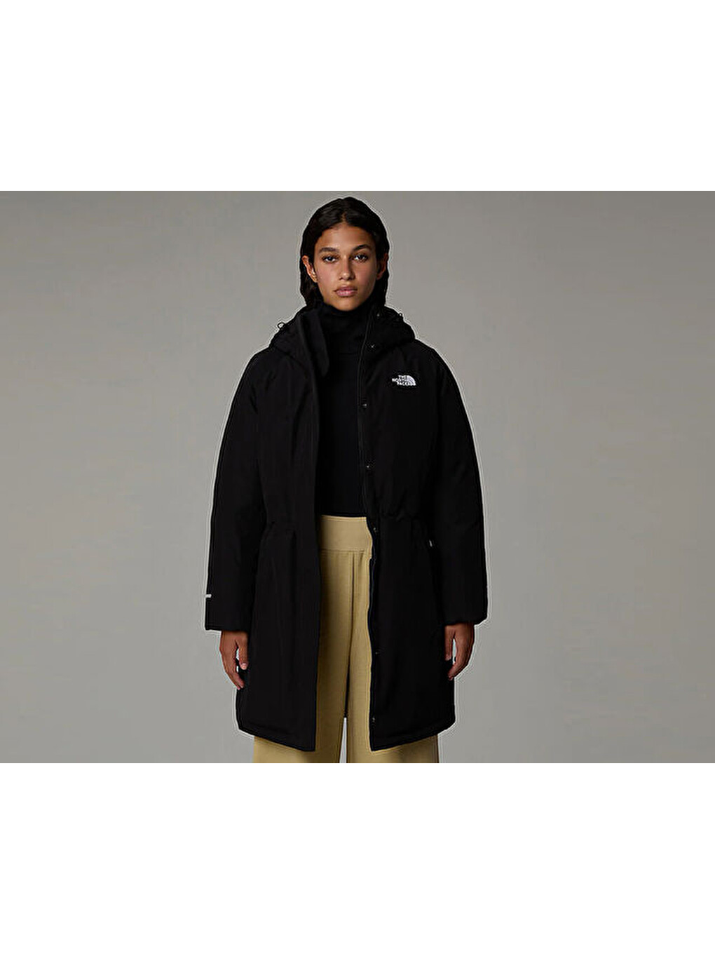 W Brooklyn Parka Kadın Outdoor Montu Nf0a4m8x4h01 Siyah-5