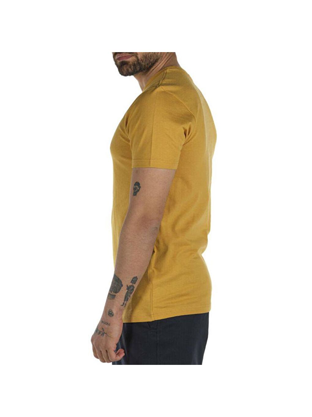 Columbia Sarı CSC M Basıc Bıg Logo Brushed SS Tee Erkek Tişört Sarı CS0287-880 - 2