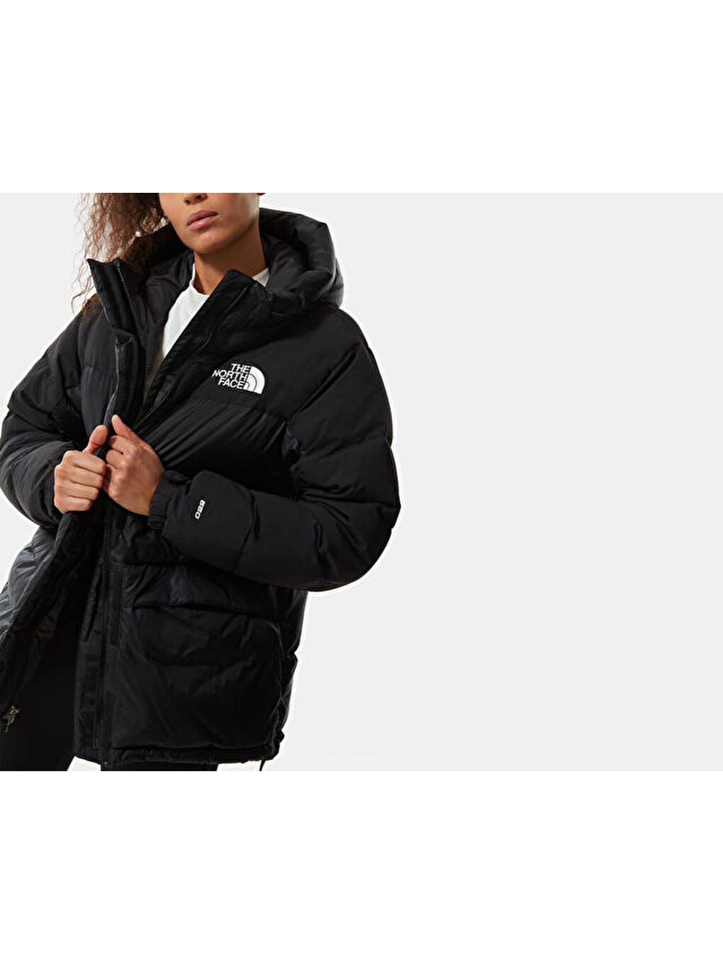 W Hmlyn Down Parka Kadın Outdoor Montu Nf0a4r2wjk31 Siyah-8