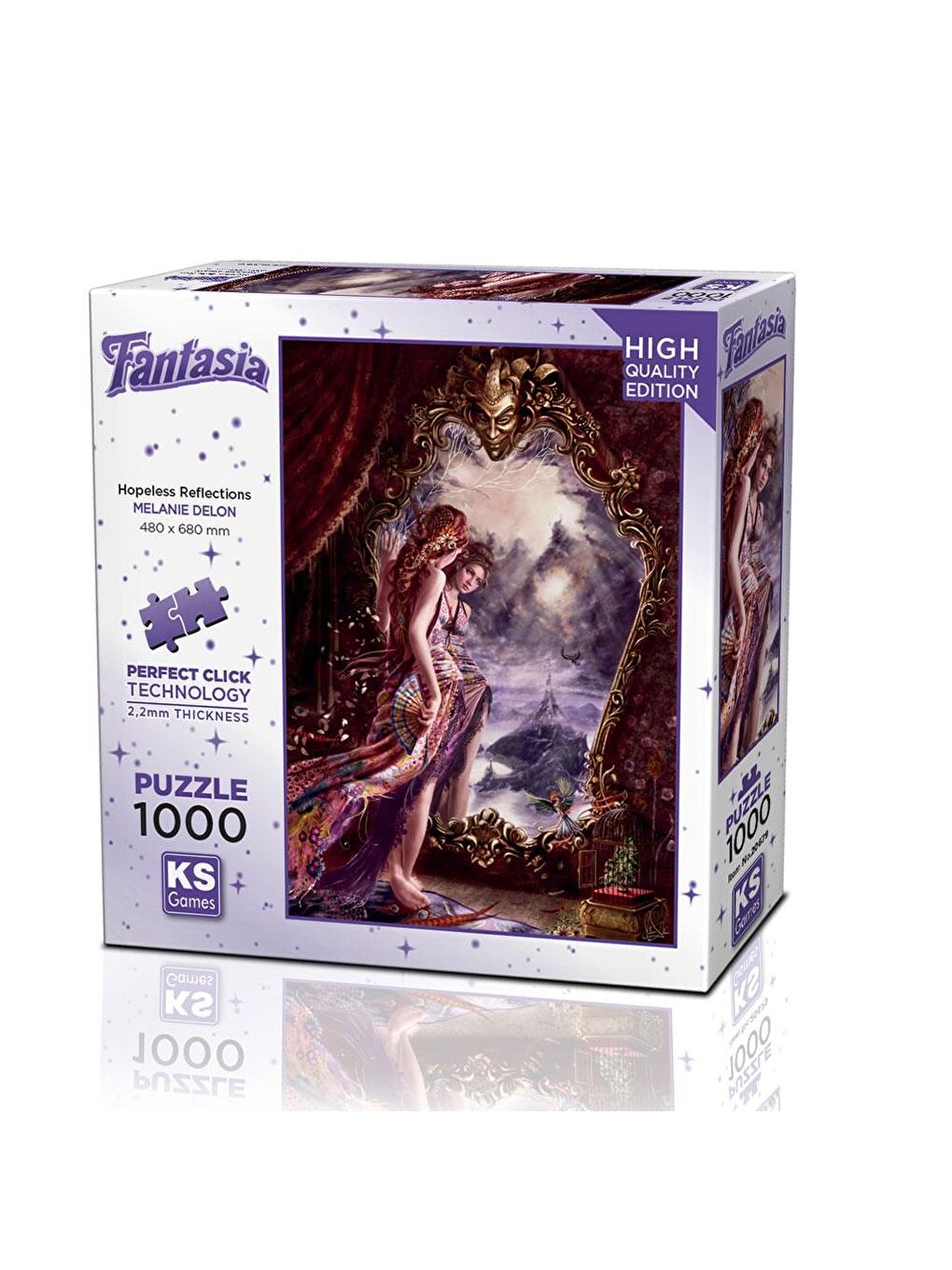 KS GAMES Renksiz Puzzle 1000 Parça Hopeless Reflections 20679