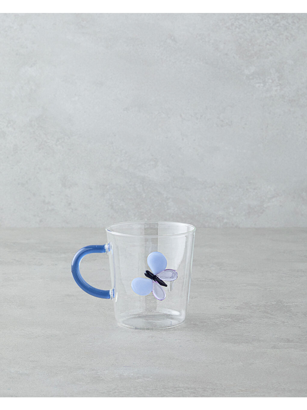 Billie Borosilikat Kupa 310 ml Mavi