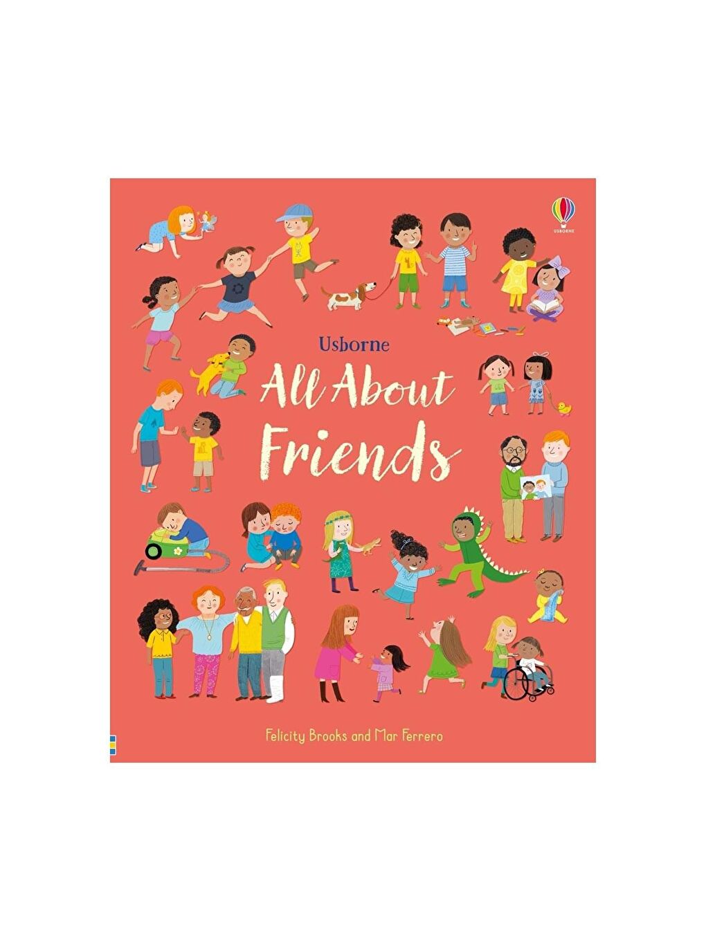 The Usborne Beyaz-Renklibaskı All About Friends