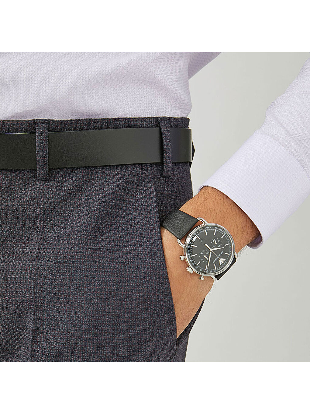 Siyah AR11143 Erkek Kol Saati-2