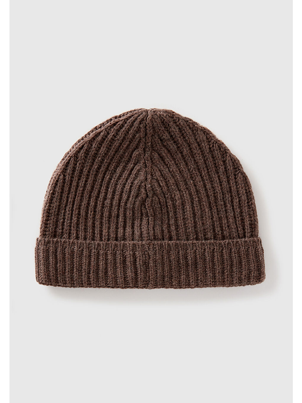 Kahverengi Erkek Sütlü Kahve Yünlü Bere-1