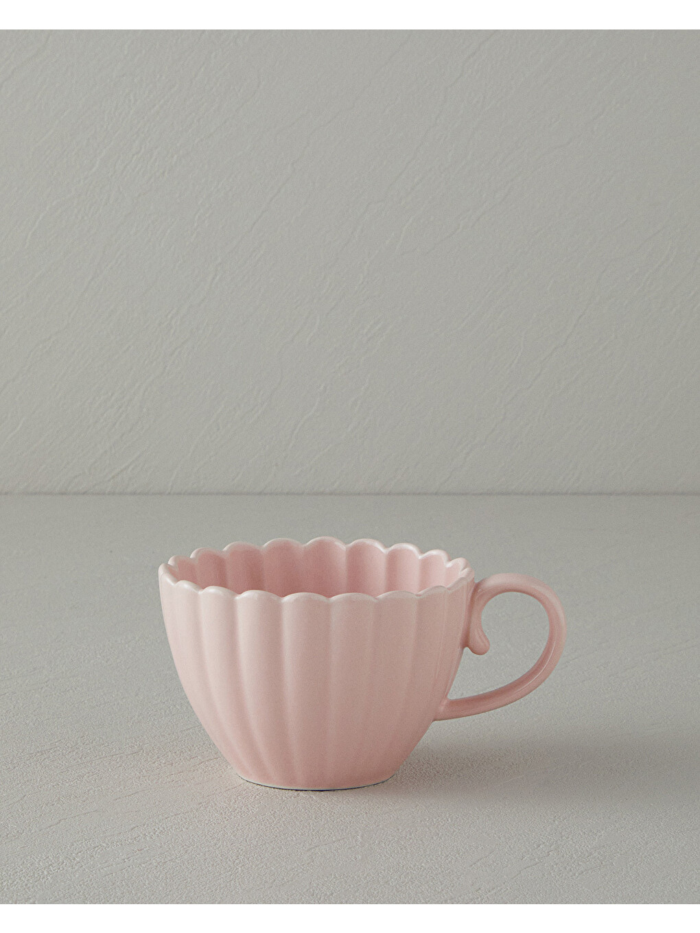 Pembe Fiore New Bone China Kupa Pudra