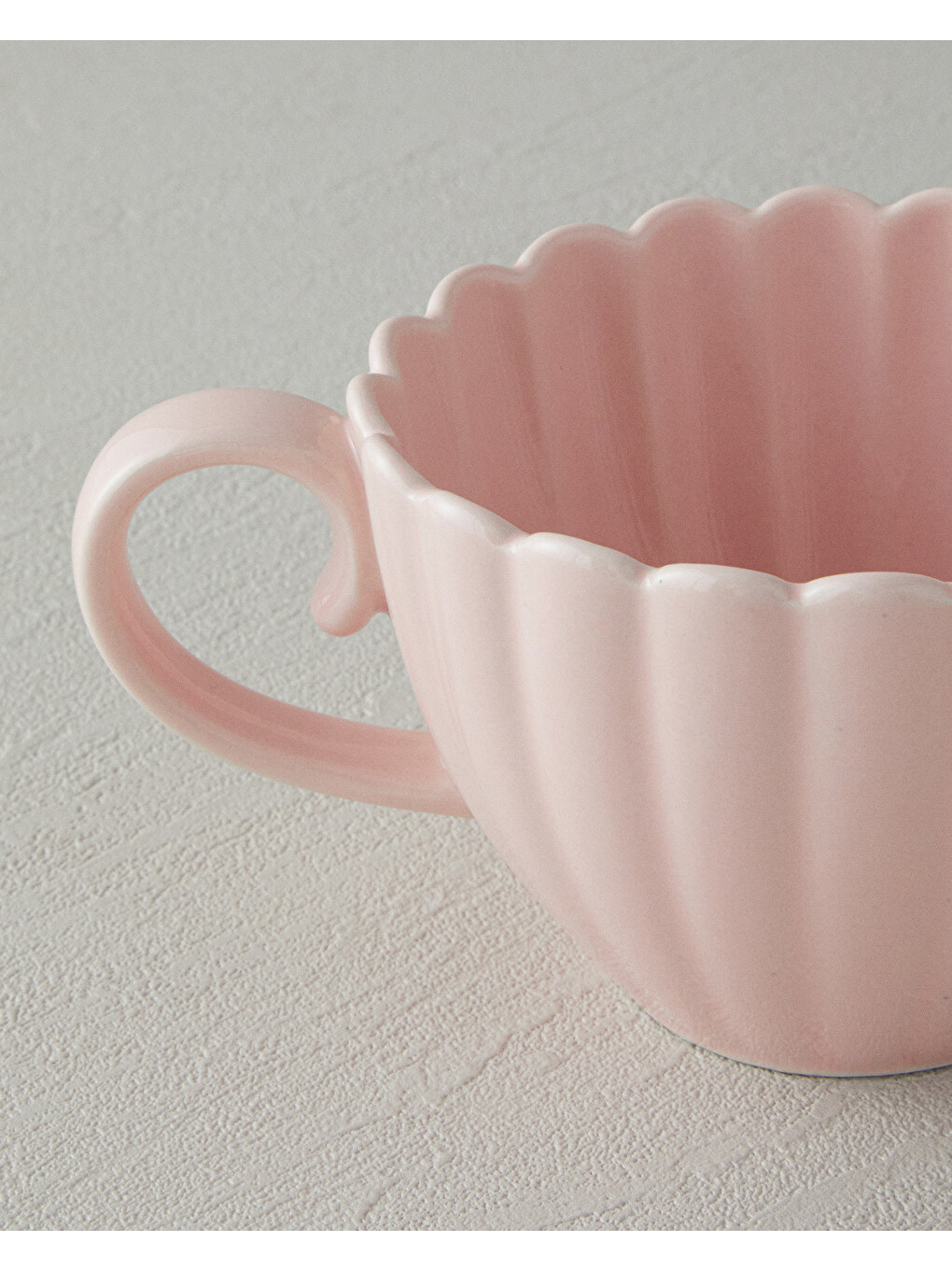 Pembe Fiore New Bone China Kupa Pudra-2