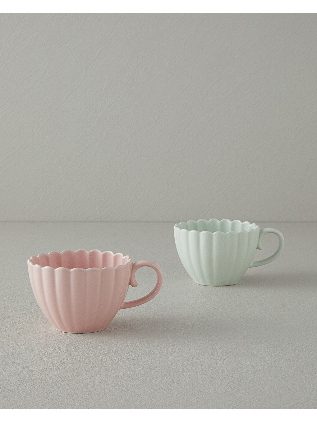 Pembe Fiore New Bone China Kupa Pudra-3