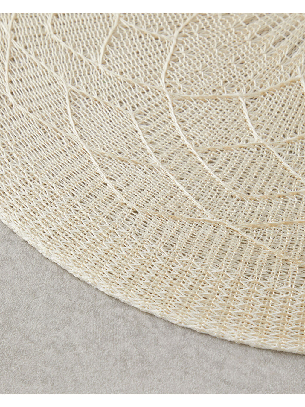 Ekru Leron Polyester 2'li Amerikan Servis Krem-2