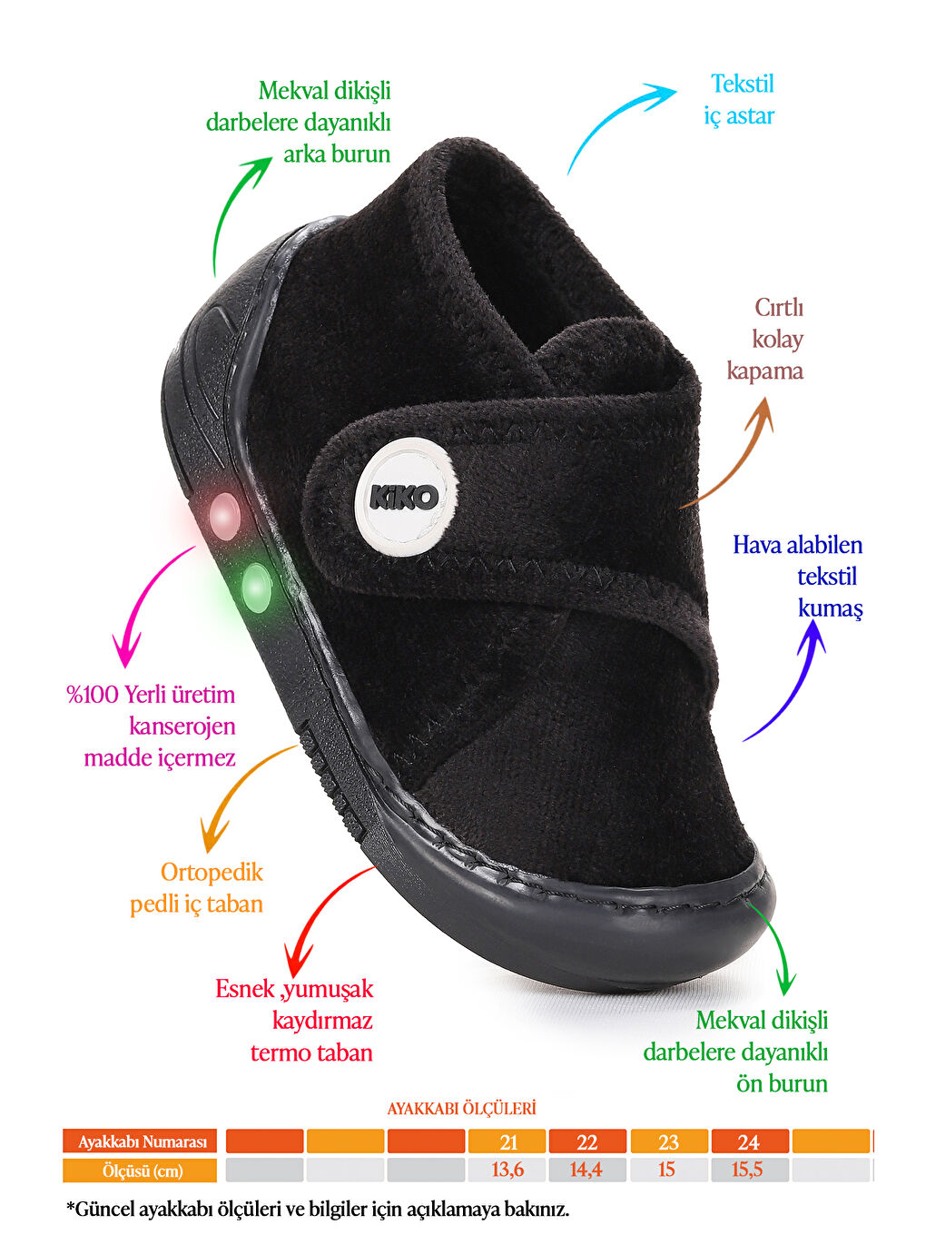 Siyah Petri Günlük Işıklı Kız Bebek Ev Okul Kreş Panduf-1