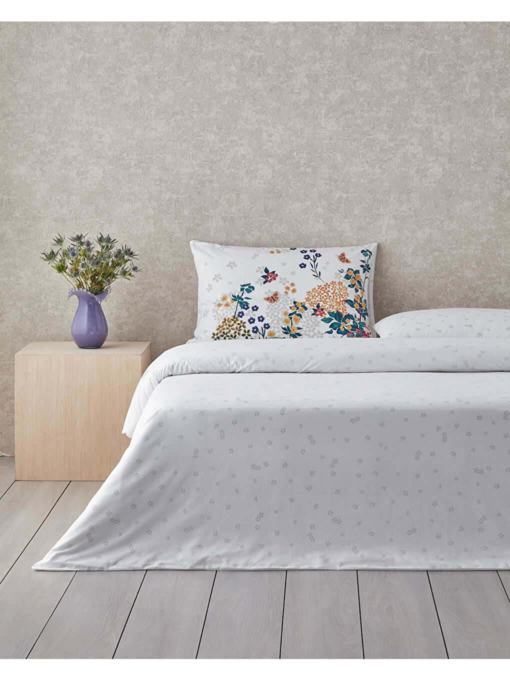 Spring Awakening Çift Taraflı Pamuklu Çift Kişilik Nevresim Seti 200x220 cm Yeşil – Kırmızı-1